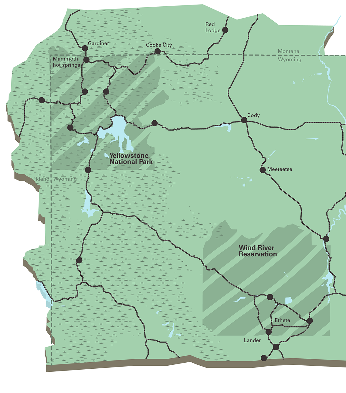 Wyoming Map