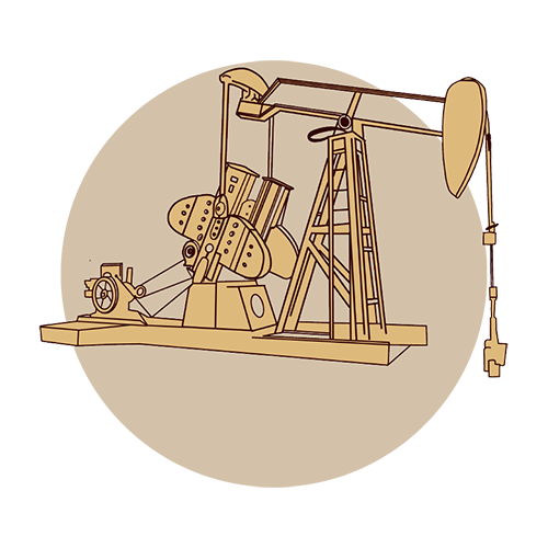 land gas drilling rig