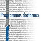 programmes doctoraux CUSO